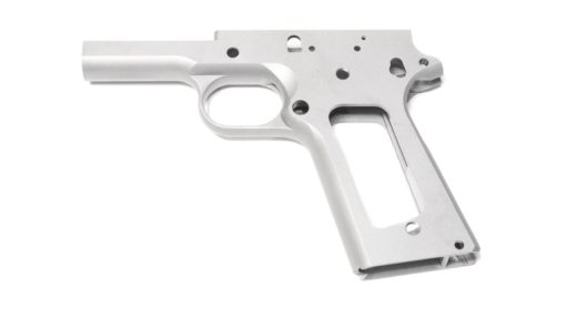 Government Stainless Frame With Smooth Grip Left scaled