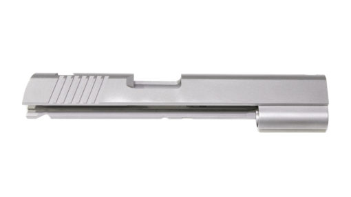 Government Longcover Slide  Stainless  ACP Rear Only Serration Right