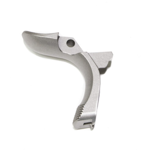 Checkered Grip Safety Billet  stainless