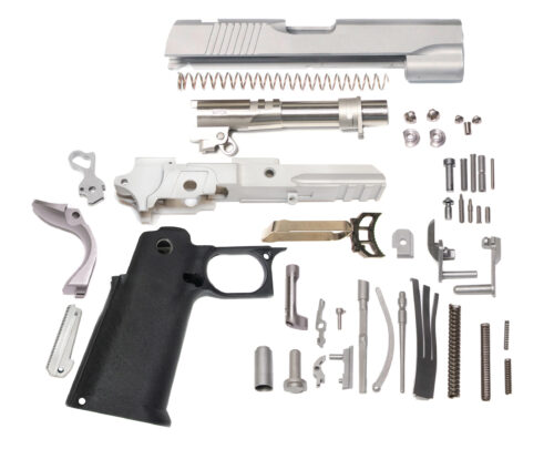 2011 Commander Tactical 9mm Double stack kit with rail Plastic grip
