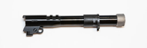 1911 Government Threaded barrel 45 Para Ramped Black pvd