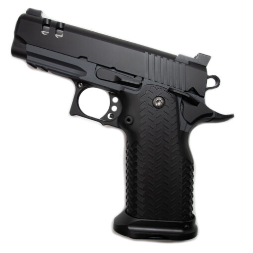 DOUBLE STACK PROCARY 3.5" 1/2 LENGTH TACTICAL RAIL PORTED TRIJICON SIGHTS