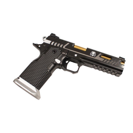 DOUBLE STACK PREDATOR 5" FULL LENGTH TACTICAL RAIL PORTED TRIJICON SIGHTS
