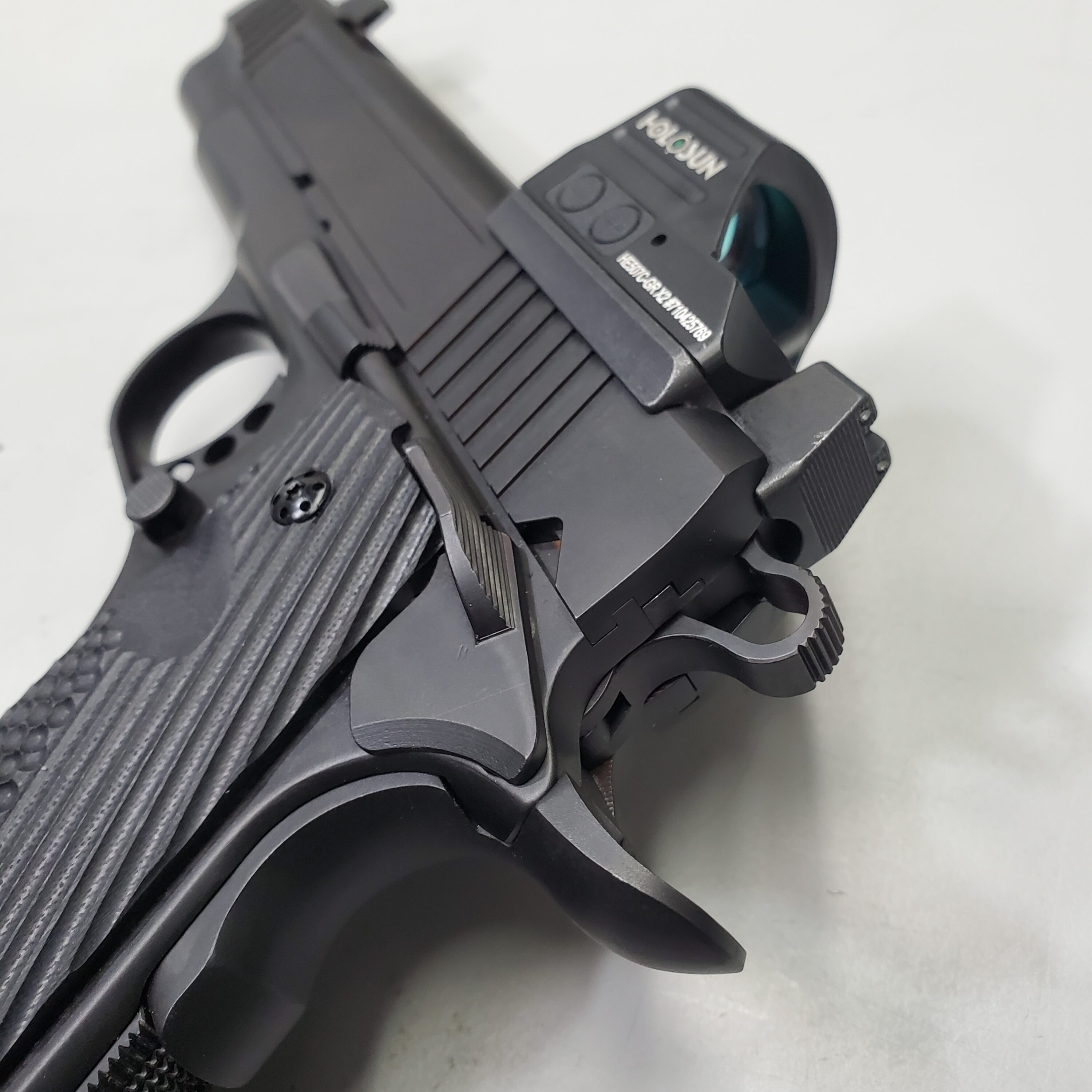 1911 COMMANDER ELIMINATOR 45ACP DLC W/HOLOSUN RED DOT - 1911 Builders